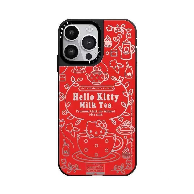 割引発見 CASETiFY×ハローキティ ケースHello iPhoneケースCASETiFY Kitty iPhoneアクセサリー