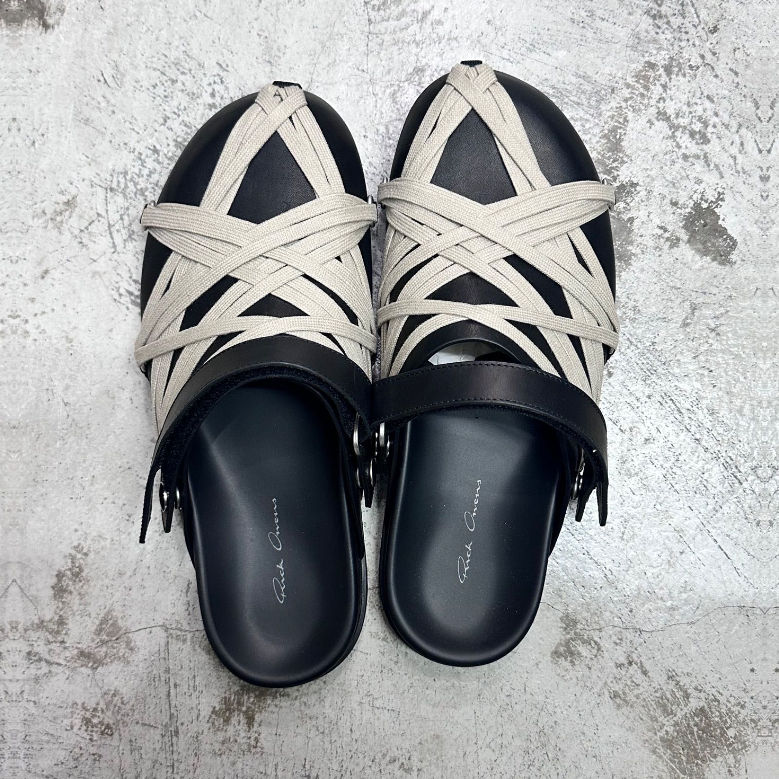 未使用品 Rick Owens MEGALACED MULE メガレースミュール