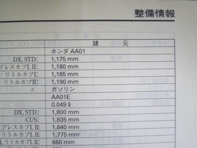 スーパーカブ50 プレスカブ50 リトルカブ C50S D CM BN BND L LM AA01