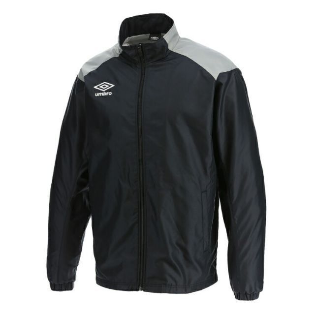 umbro アンブロ 裏起毛 ウインドジャケット ブラックｘシルバー XO UBA4024 BKSL | スポーツ スポーツ用品 運動 服 衣類 ウエア アウター ジャケット 防風 はっ水 保温 機能性 快適 ブランド シンプル デザイン 着心地 素材 サッカ