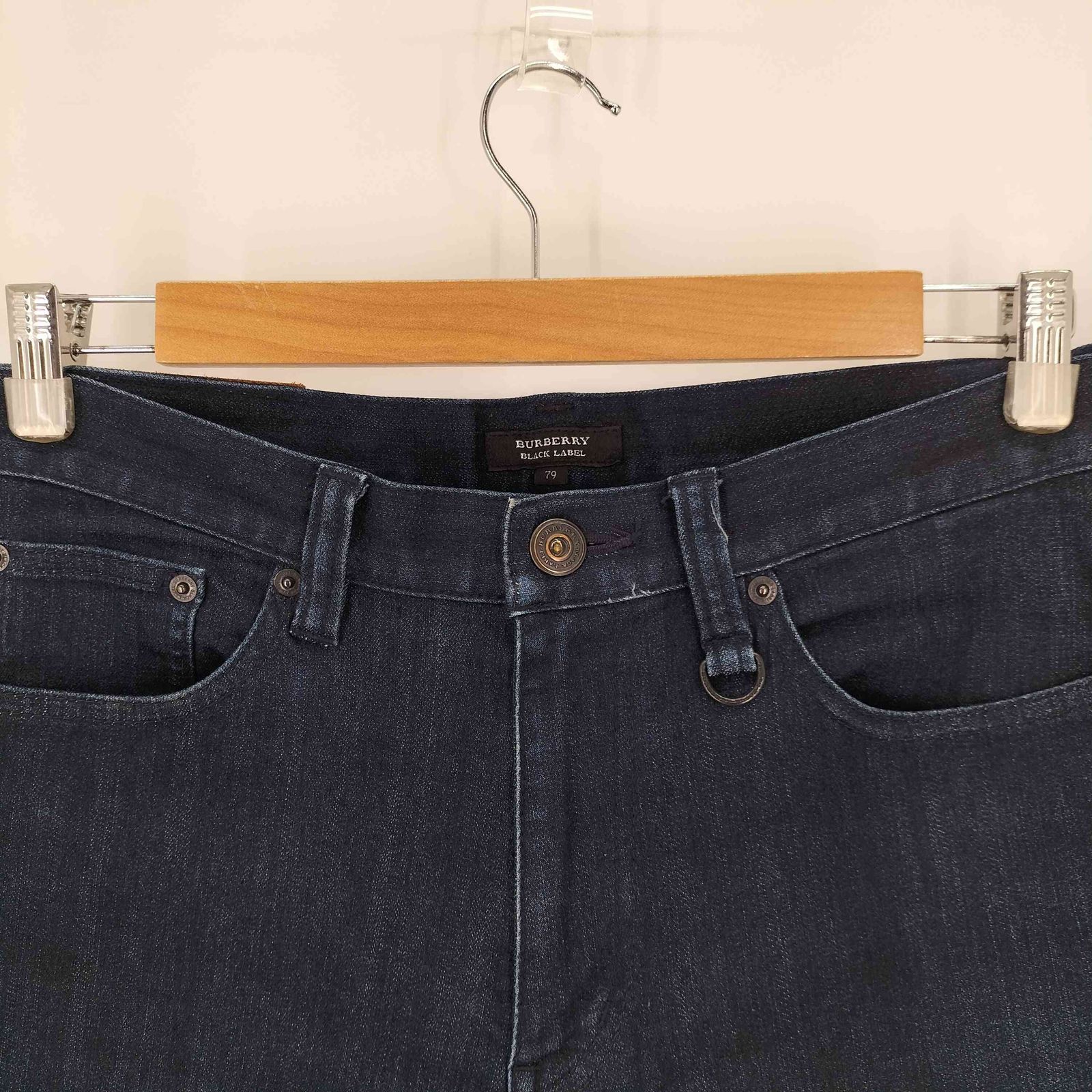 バーバリーブラックレーベル BURBERRY BLACK LABEL ストレートデニム