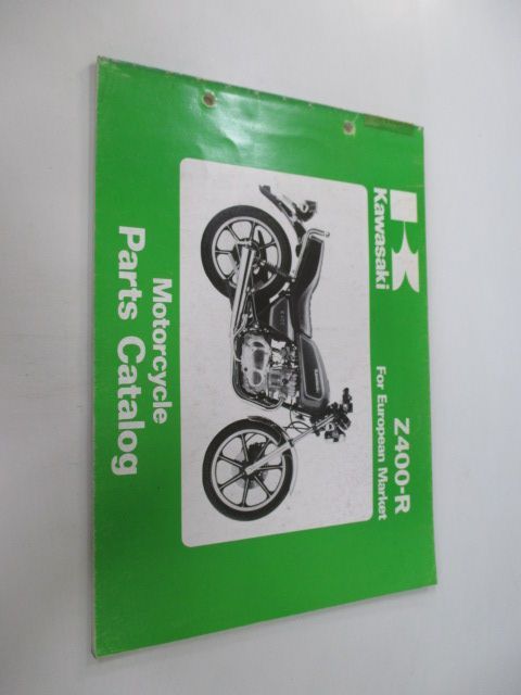 Z400-R パーツリスト 英語版 カワサキ 正規 中古 バイク 整備書 Z400R1 Z400-R2 kU 車検 パーツカタログ 整備書