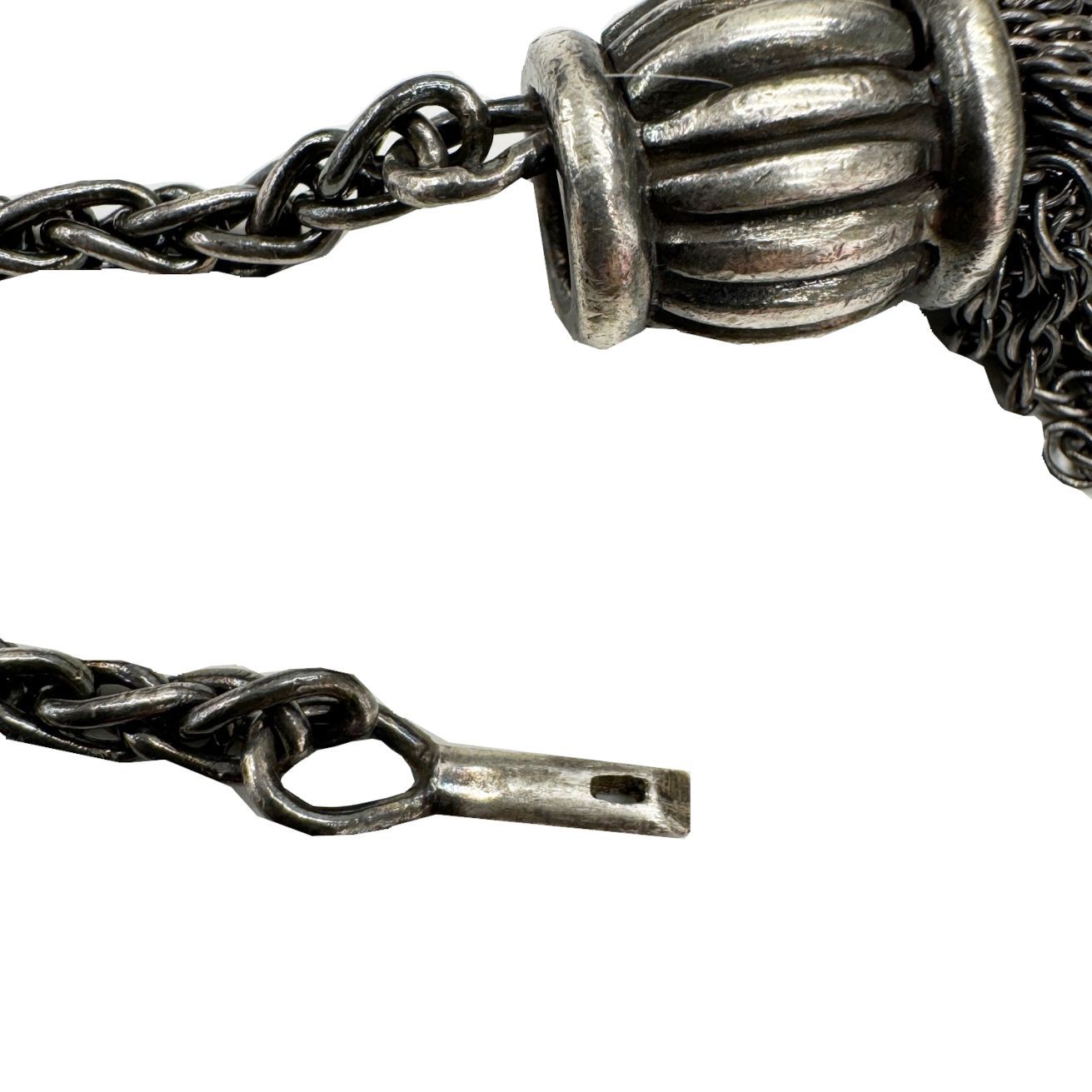 HERMES エルメス アリアン キーホルダー バッグチャーム シルバー