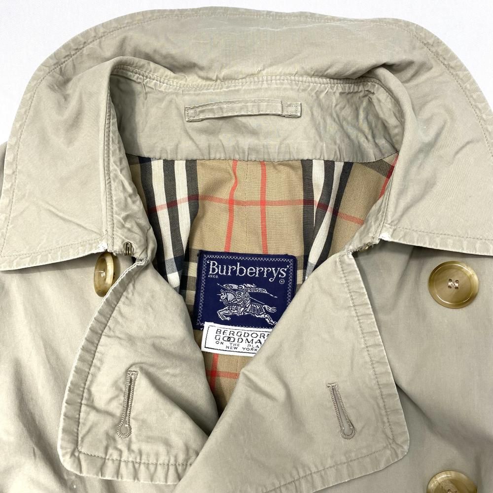 【中古】BURBERRY トレンチコート サイズ表記なし ブラウン ▲汚れ有 バーバリー[17][240017728943] 中古】BURBERRY トレンチコート サイズ表記なし ブラウン △汚れ有