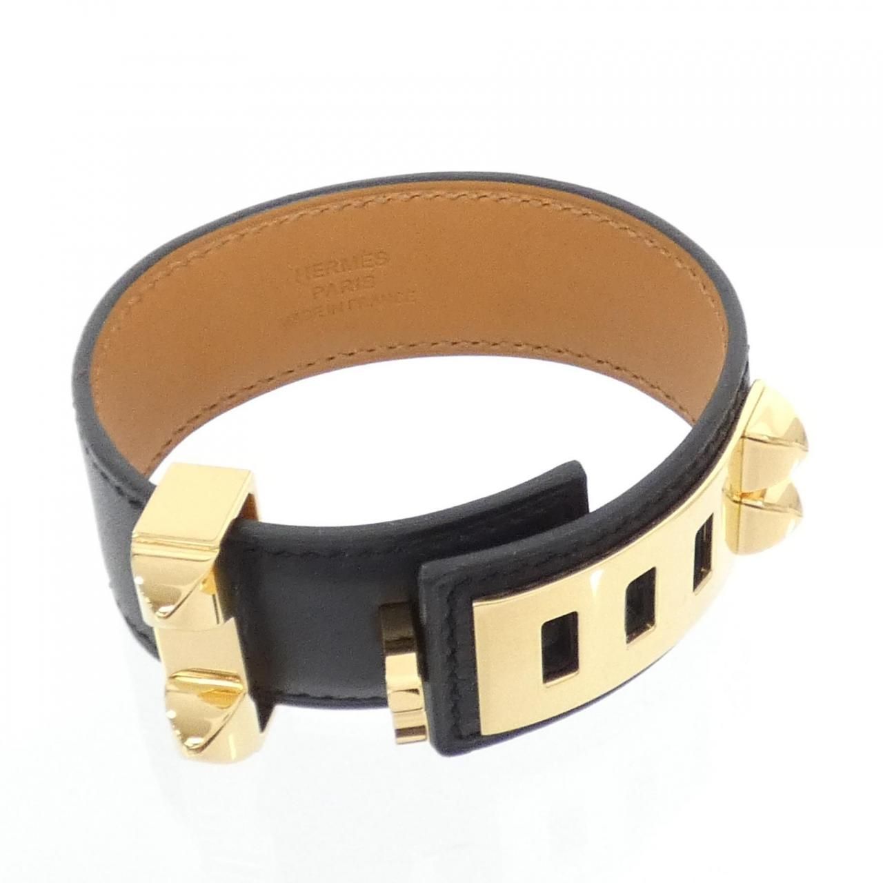 〈お洒落でかわいい♪〉HERMES アス・ド・クール ブレスレット エルメスHermes レザーブレスレット アス・ドゥ・クール (HERMES