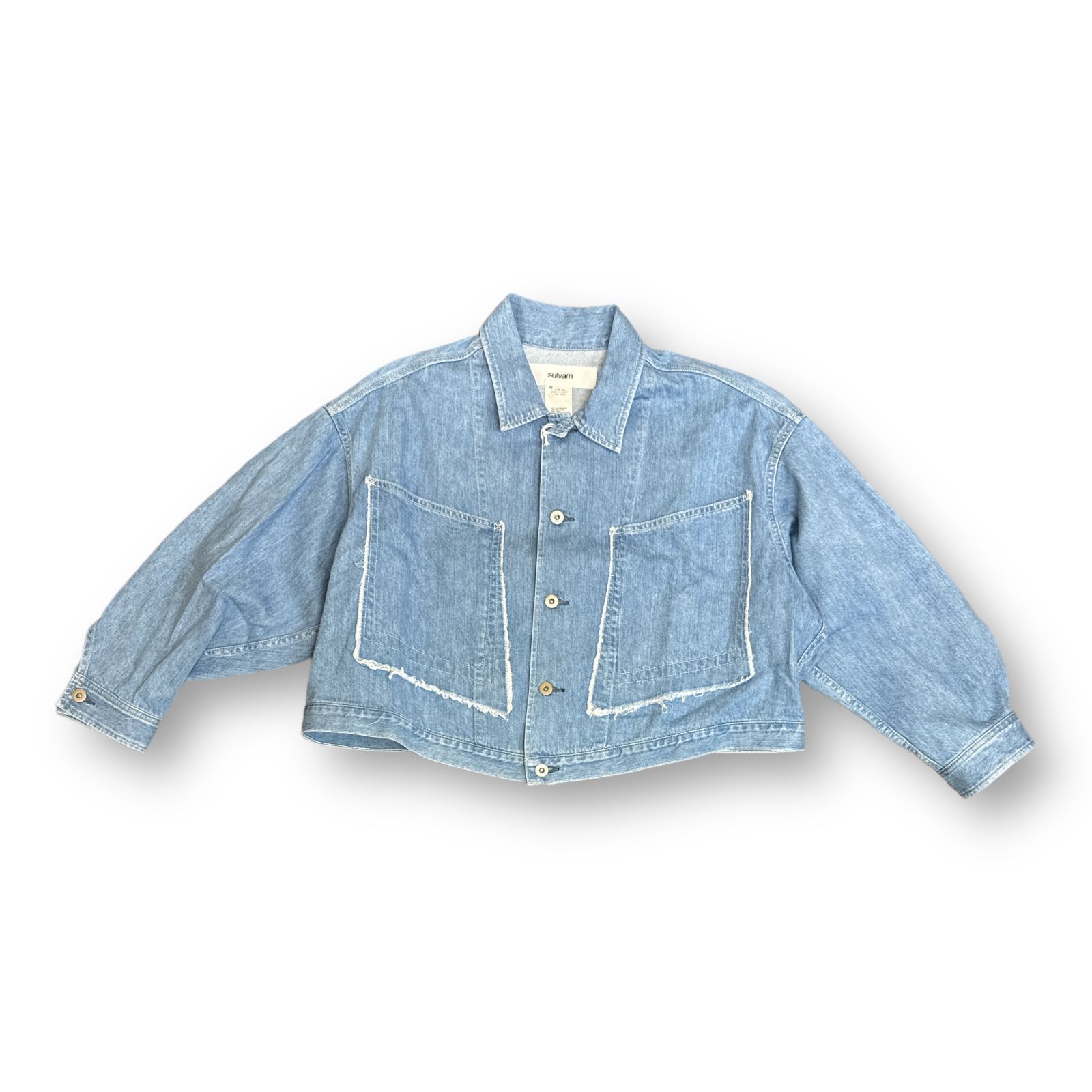 定価73700円 新品 sulvam 23SS DENIM OVER SHORT JACKET ショート 