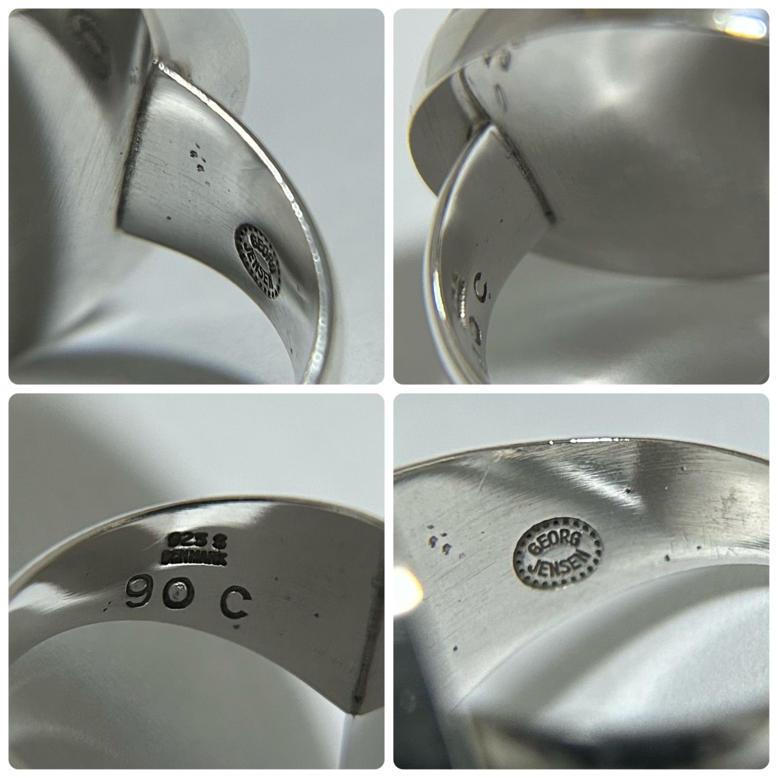 ジョージジェンセン 希少 リング 指輪 ストーン 90C