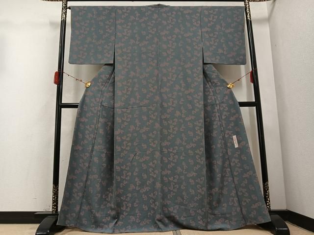 平和屋着物●世界的人形師 辻村寿三郎 ジュサブロー 小紋 ふくら雀 正絹 AABC6862ph