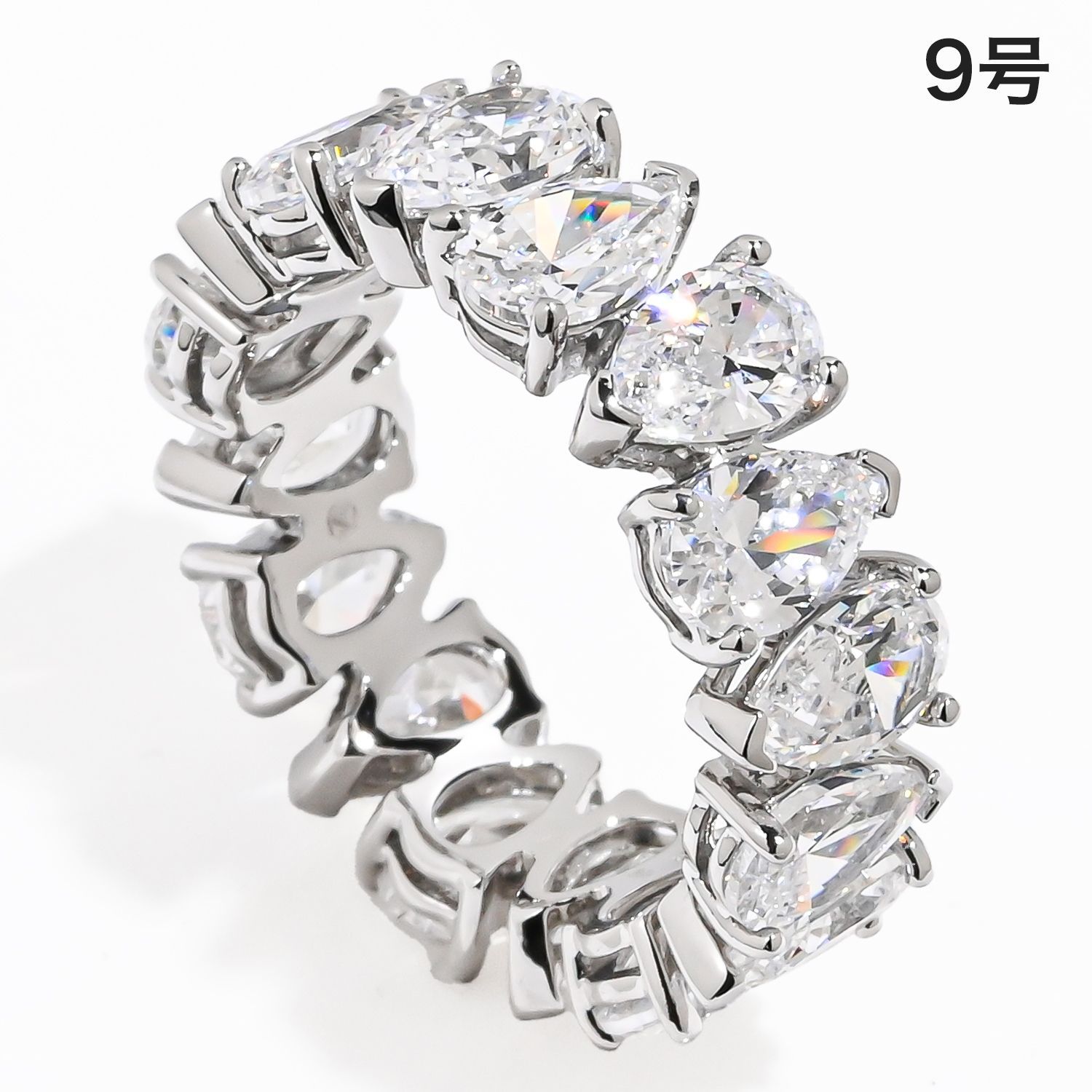 スワロフスキー SWAROVSKI リング 指輪 9号 ペアカット Matrix Vittore スワロフスキー SWAROVSKI リング 指輪 9号 ペアカット Matrix Vittore