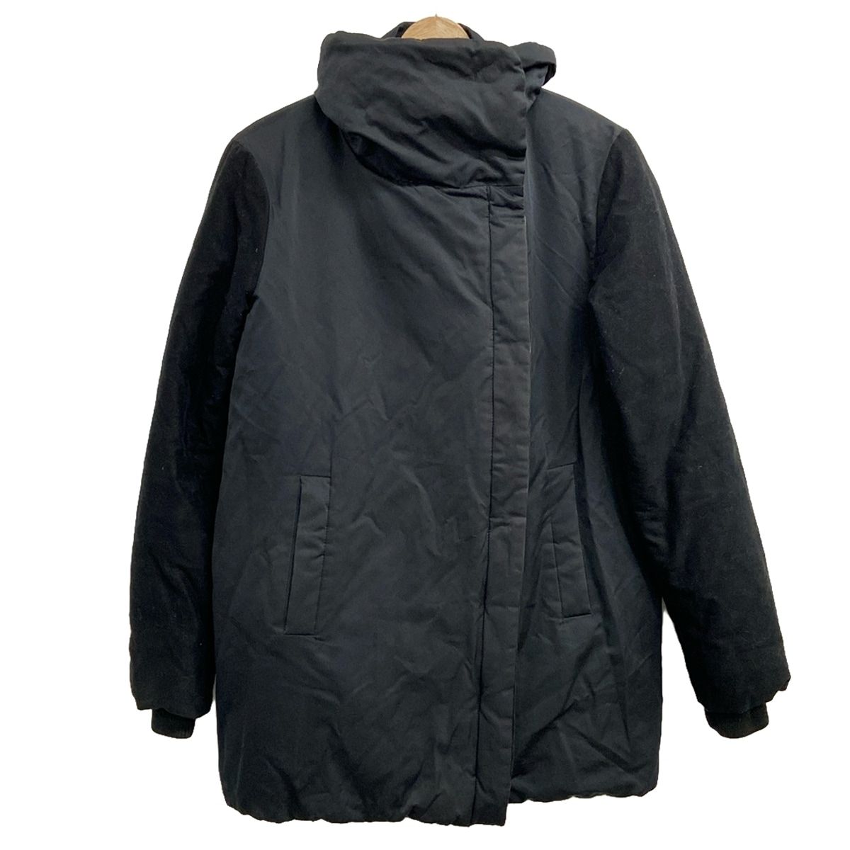 【極上品】Theory ダウンコート ムートン ベルト付き ブラック Sサイズ セオリー ダウンコート Sサイズ 極上品】Theory ダウンコート ムートン