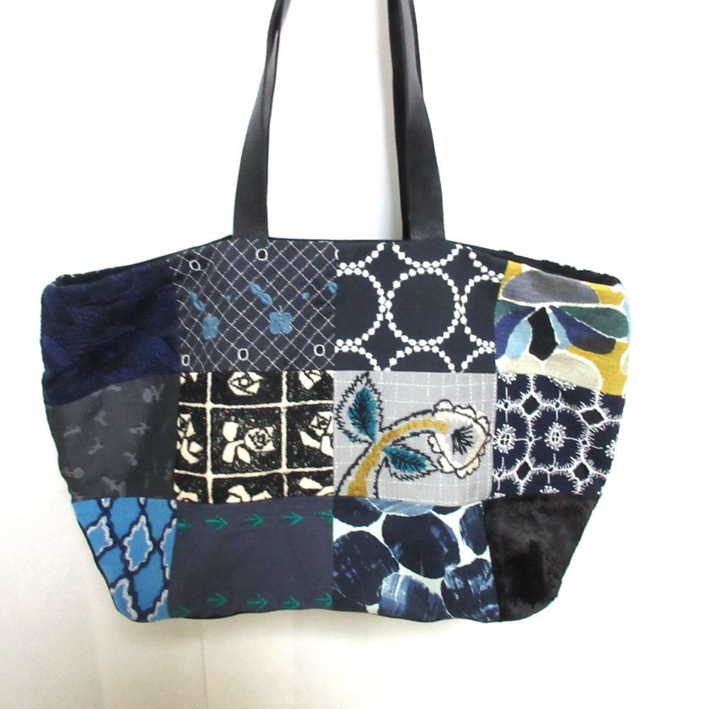 美品 mina perhonen ミナペルホネン piece bag 刺繍 ピース