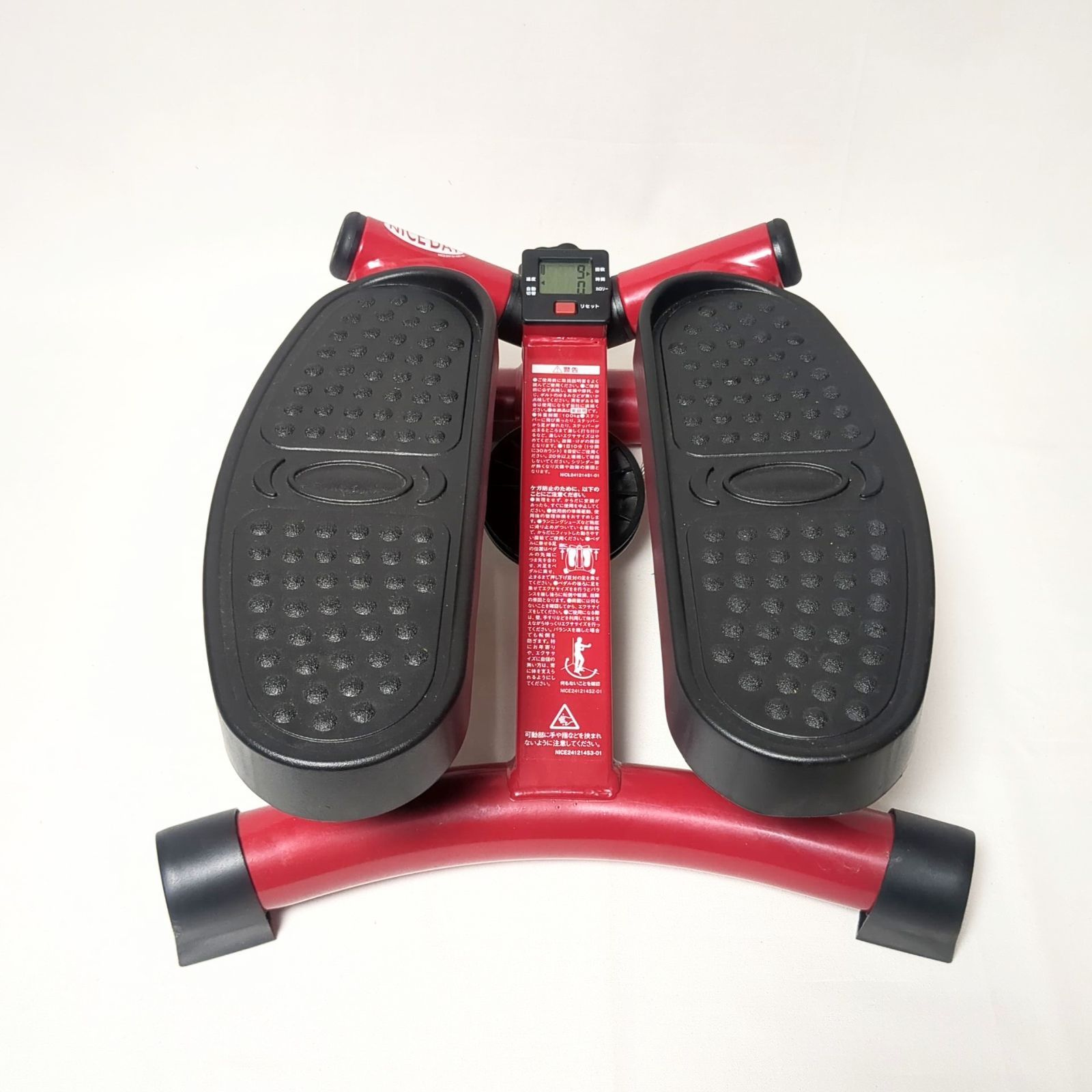 NICE DAY ナイスデイ 健康ステッパー 赤 全て 美品】ナイスデイ NICE DAY レッド 健康ステッパー ショップ