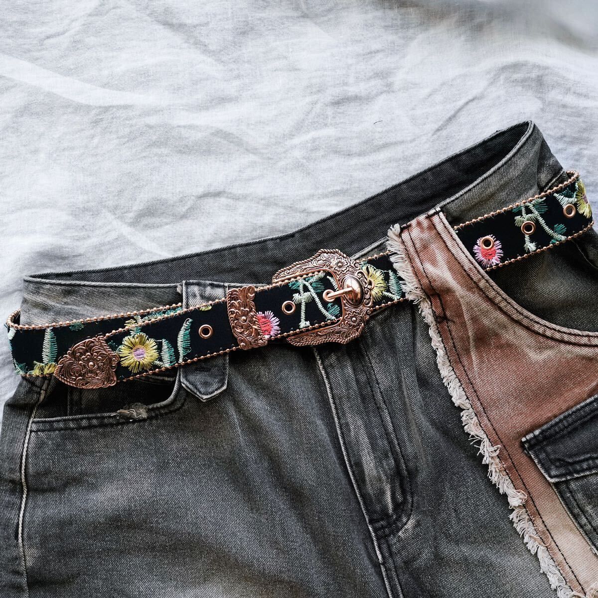 Japanese Label Y2K belt 14th addiction share spirit
