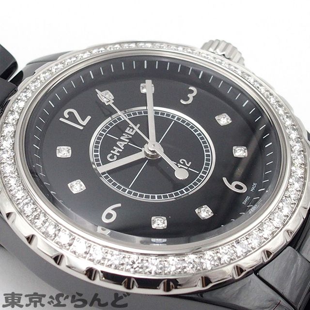 シャネル CHANEL J12 H3108 ブラック セラミック SS