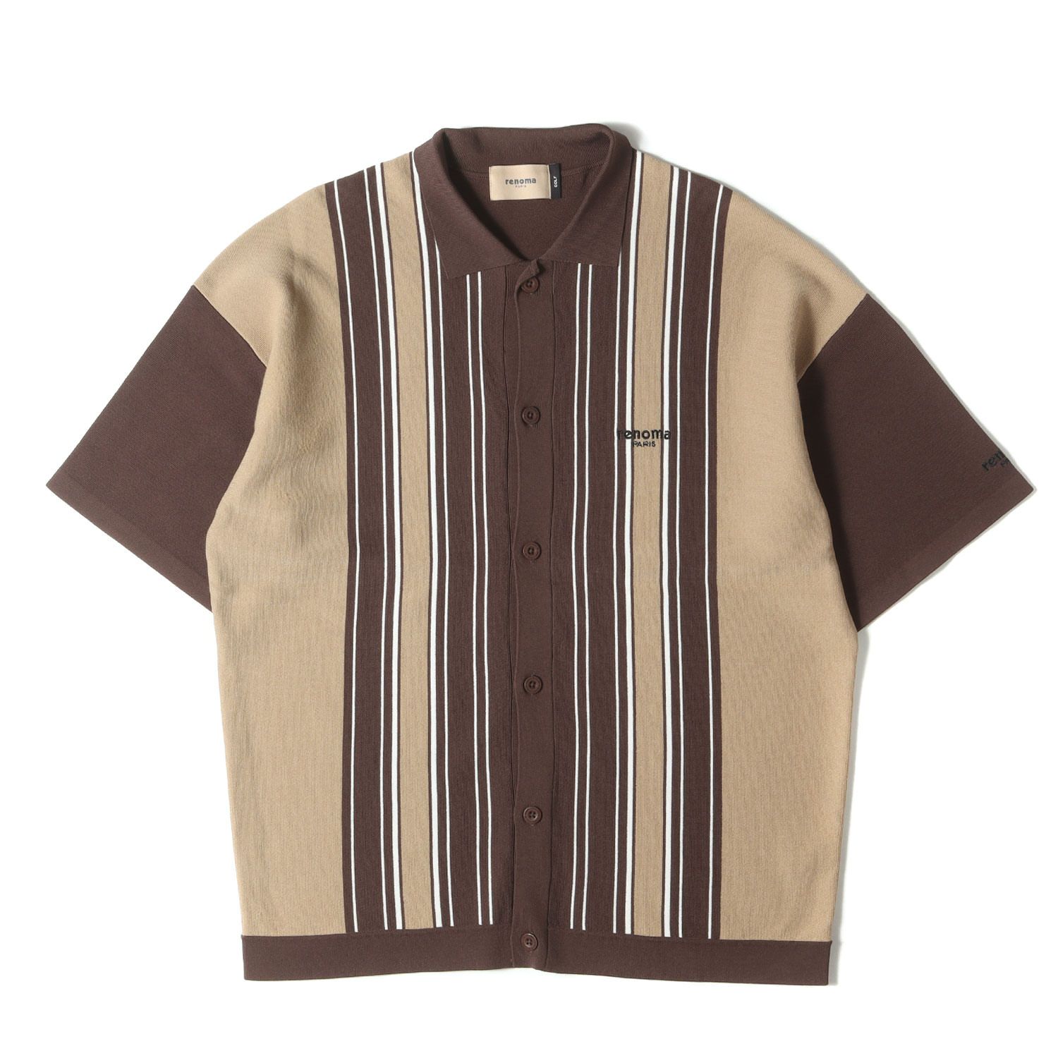 Mサイズ renoma ストライプシャツ golf レノマ Mサイズ renoma ストライプシャツ golf レノマ - メルカリ