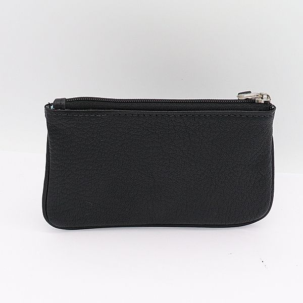 Rの小物コレクション✨極美品✨ Tiffany＆Co★Zip Coin Pouch in 黒