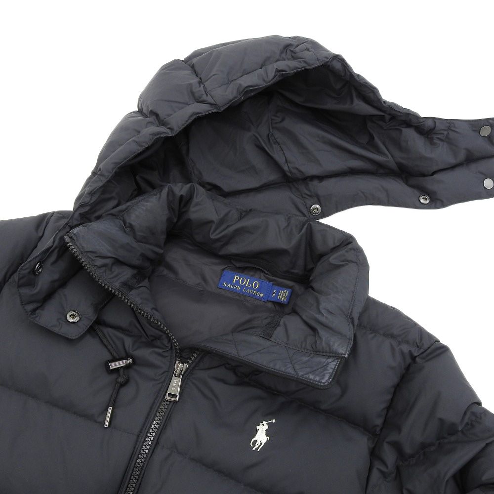 [美品]Polo Ralph Lauren フード付きダウンジャケット ネイビー 楽天市場】ラルフローレン POLO Ralph Lauren フードデット