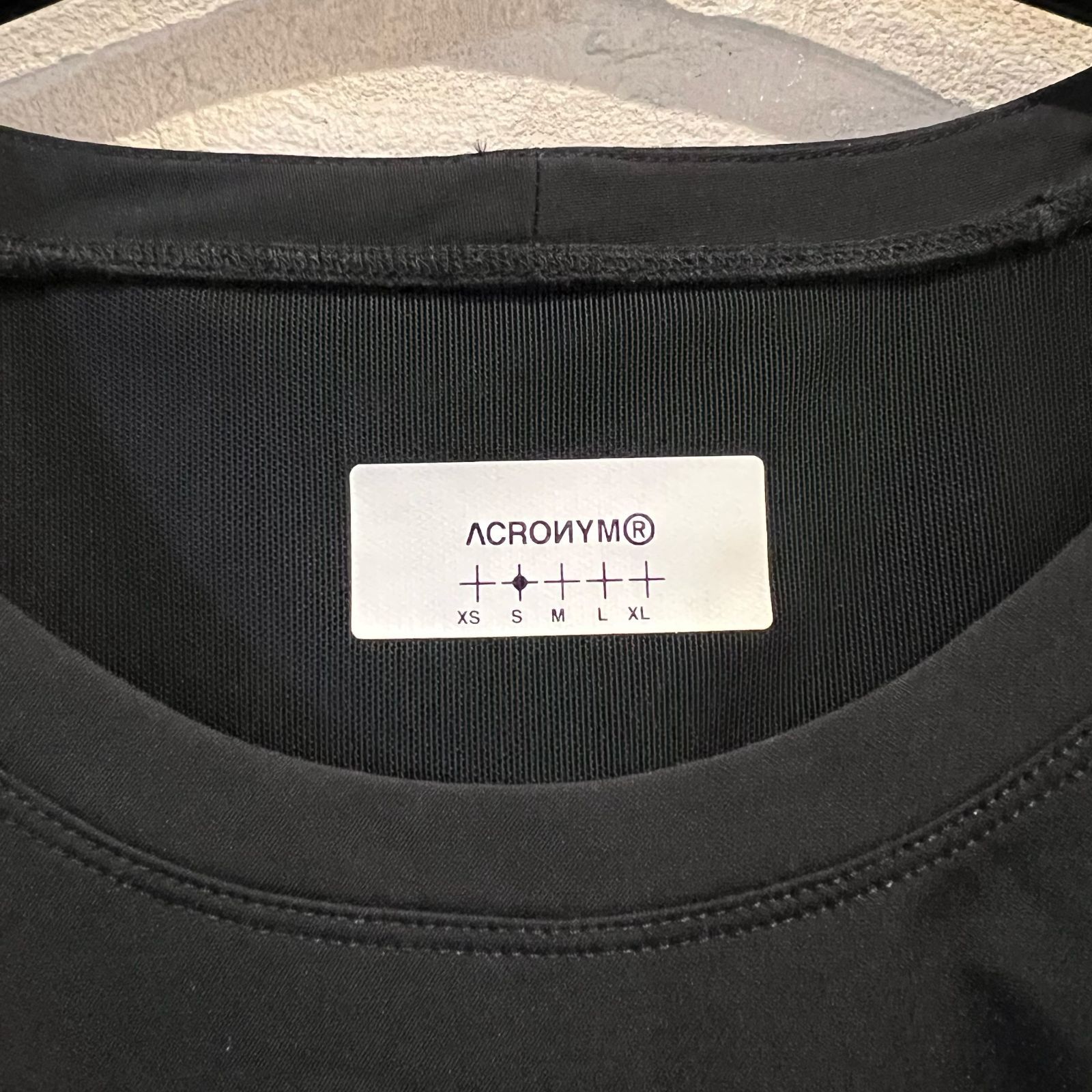 ACRONYM アクロニウム S24-DS-A SCHOELLER DRYSKIN T-SHIRT Black T 