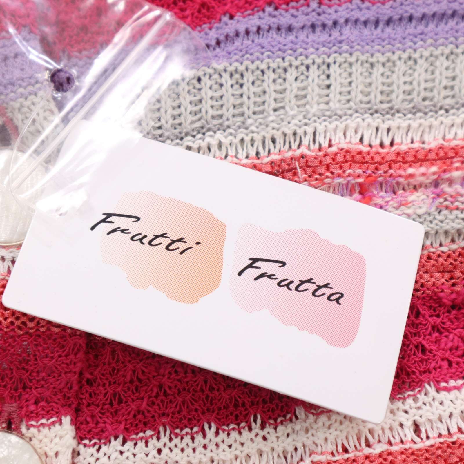 Frutti Frutta フルッティフルッタ　レース　カーディガン、ボレロ 新品 未使用】 Frutti Frutta フルッティ・フルッタ 麻 リネン混