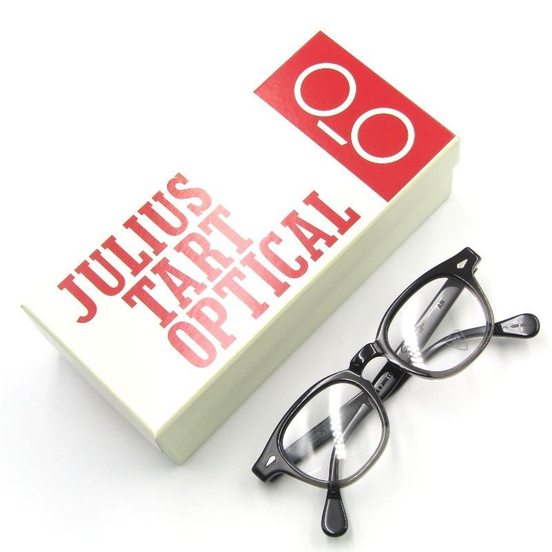 JULIUS TART OPTICAL ジュリアスタートオプティカル メガネフレーム AR 46-22 PL-002Bb DARK BLACK FADE65007600
