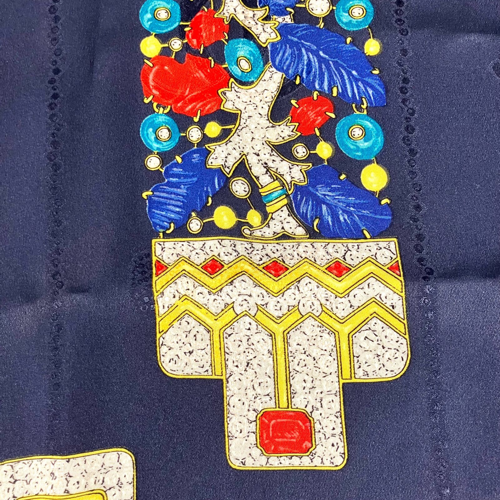 鑑定済み】正規品 カルティエ Cartier スカーフ 大判 宝石