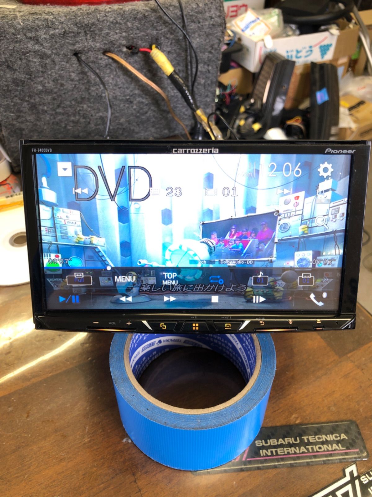 カロッツェリア FH-7400DVD 2DINオーディオ