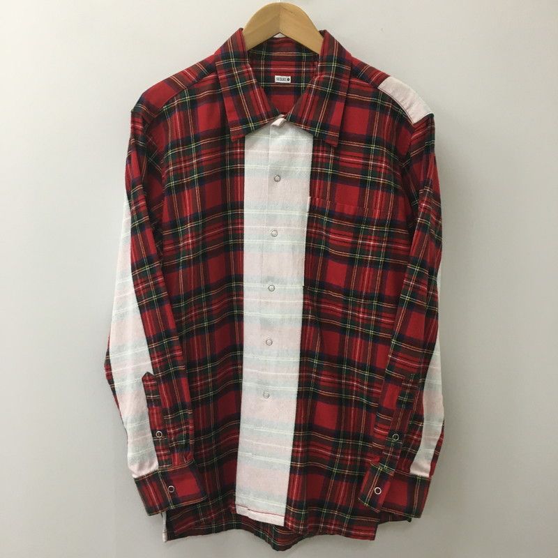SEQUEL シークエル 23AW LINE NEL CHECK SHIRT SQ-23AW-SH-03 ライン ネルチェック シャツ 長袖 トップス 142-250613-KS-07-tei
