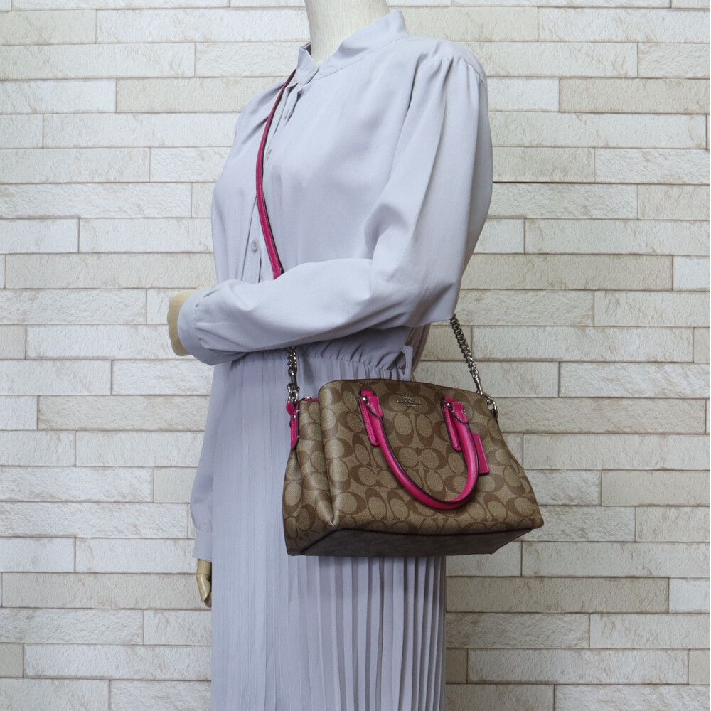 COACH キャリーケース ベージュ ミニシグネチャー【公式ショップ限定