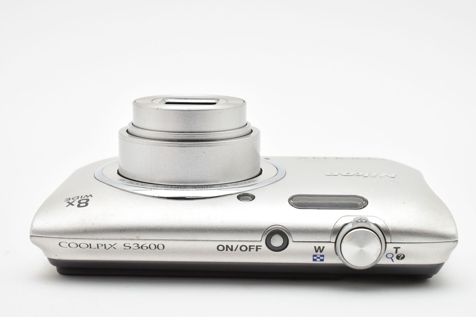 Nikon COOLPIX S3600 デジカメ シルバー 充電器、箱付き Nikon COOLPIX