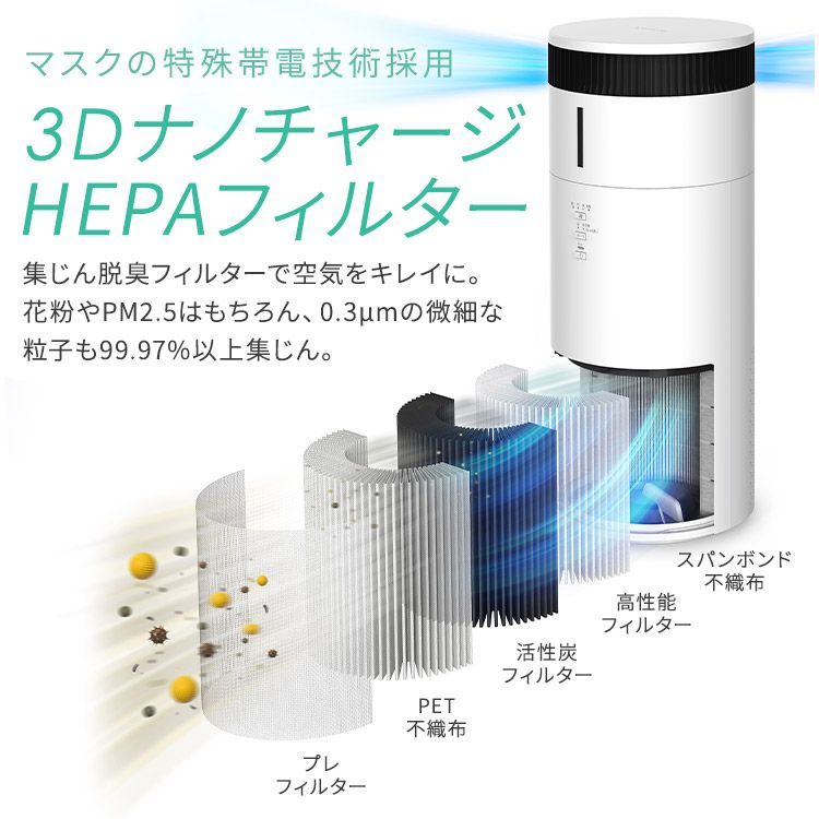 公式 空気清浄機 花粉対策 加湿器 気化式 16畳 省エネ 加湿空気清浄機 丸洗い HEPAフィルター 脱臭 タバコ ペット アイリスオーヤマ AAP-SH30B 安心延長保証対象