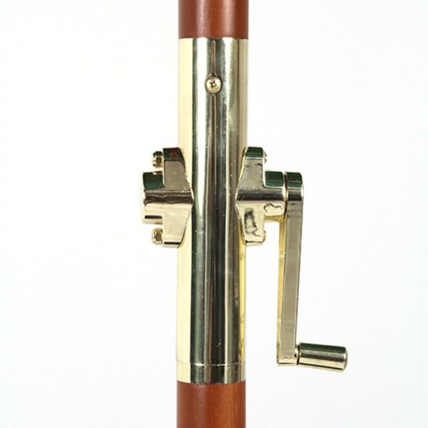 パラソル 幅270cm エンジ ポリエステル 木製 屋外 アウトドア ガーデニング レジャー 組立品 代引不可