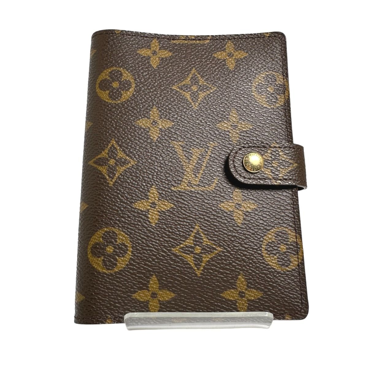 ルイヴィトン R20005 モノグラム 手帳ケース アジェンダPM 手帳カバー LOUIS VUITTON ブラウン