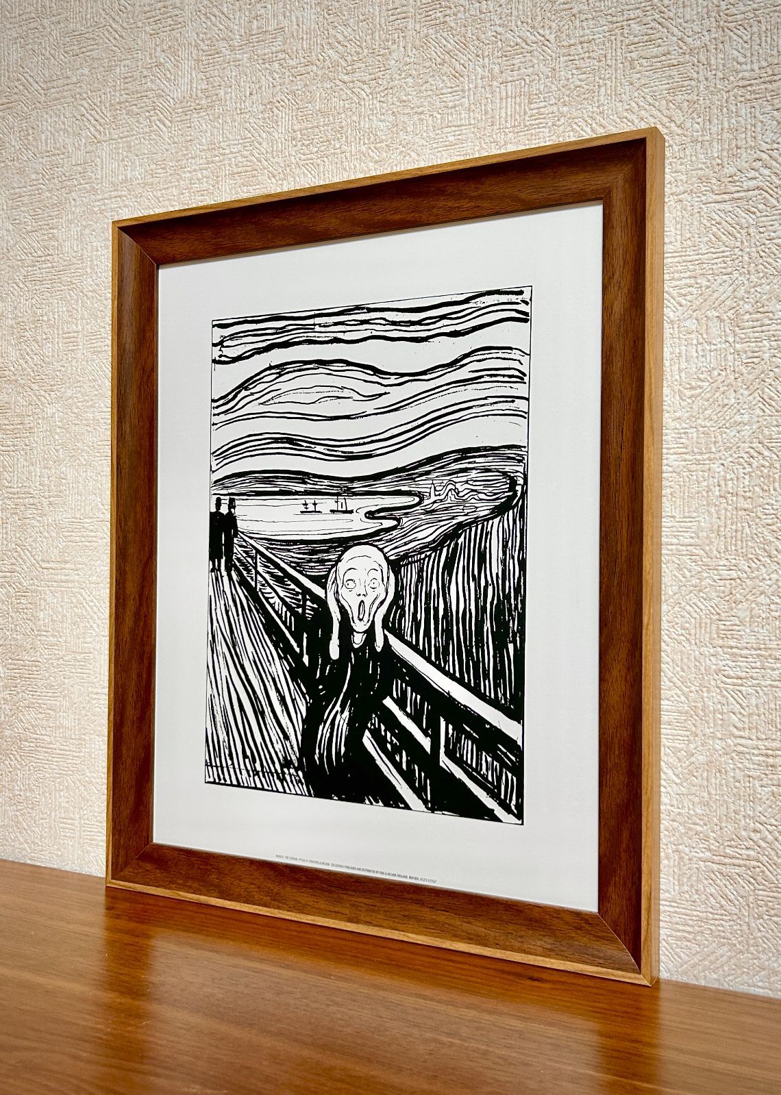 ムンクMunch [ 慰め ]1894年作/ 厚紙に色鉛筆( 複製画 ) /額装 ムンクMunch [ 慰め ]1894年作/ 厚紙に色鉛筆( 複製画 )簡易額装