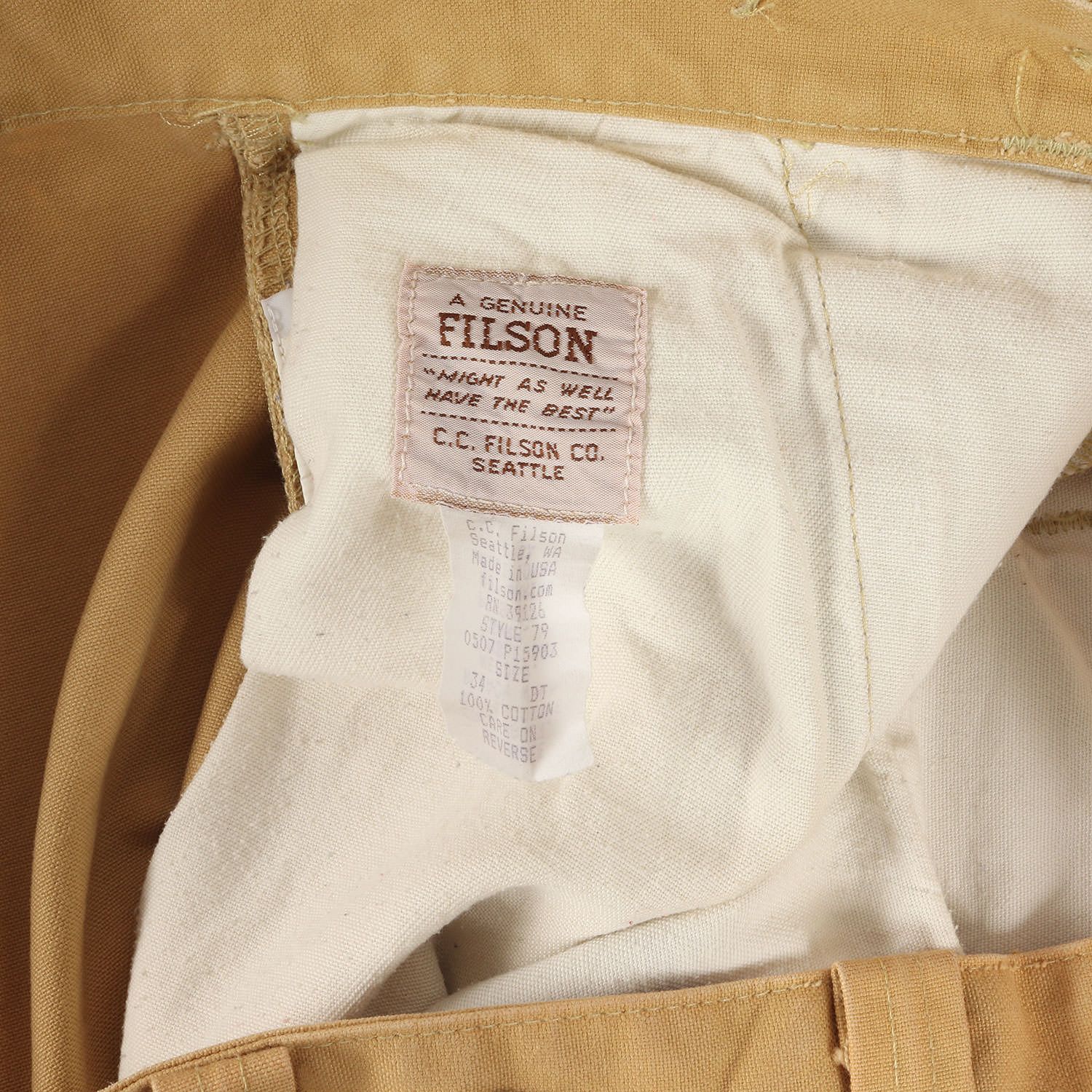 FILSON フィルソン パンツ サイズ:34 / 80~90s STYLE79 FILSON フィルソン パンツ サイズ:34 / 80~90s STYLE79