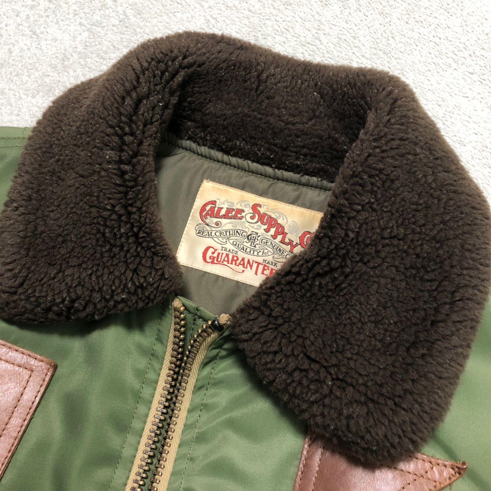 CALEE B-15A フライトジャケット ボンバージャケット ピンナップガール 