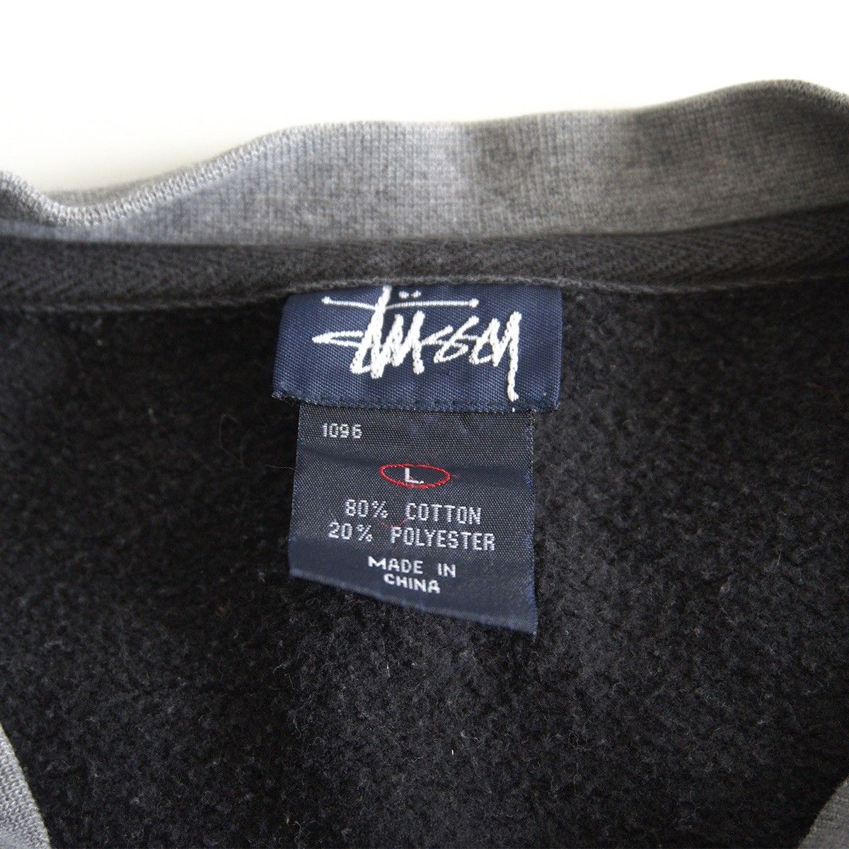 00s OLD STUSSY スナップ スウェット ブルゾン ロゴ 総柄 M 1289455287.jpg?1627184229