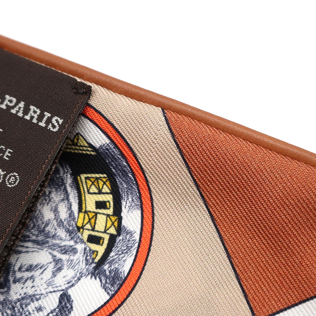 エルメス HERMES スカーフ ツイリー シルク レザー ブラック