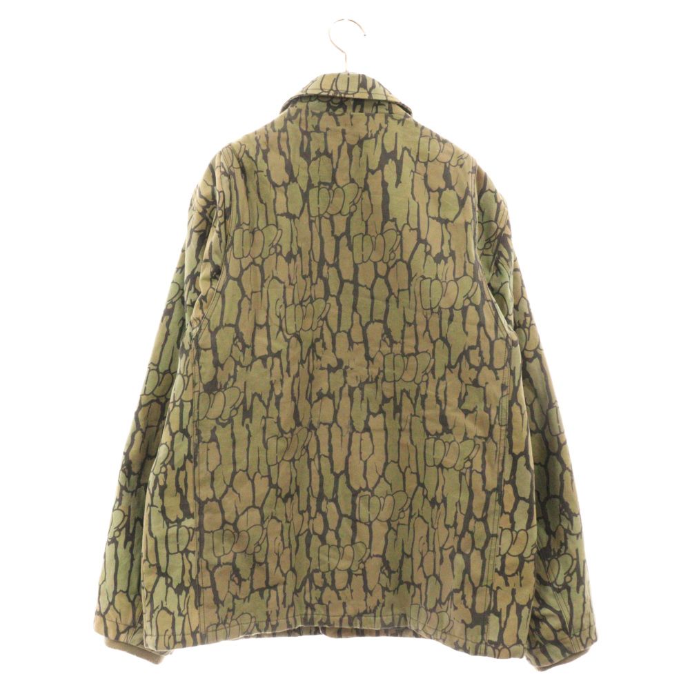 HUF (ハフ) HUDSON CAMO WORK JACKET カモ柄 ブルゾン ワーク ジャケット カーキ JK00382