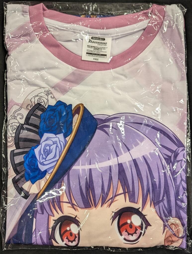 ブシロード BanGDream!ガールズバンドパーティ! Episode of Roselia Roselia フルカラーTシャツ 宇田川あこ フリーサイズ