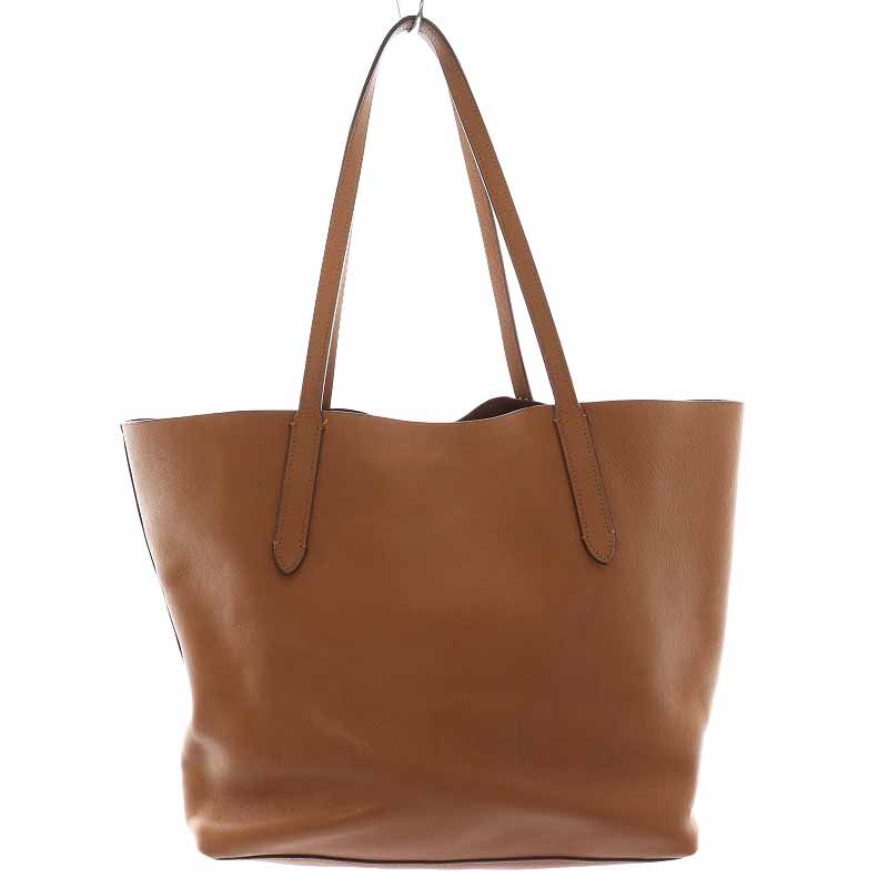 コーチ COACH ハドソン トートバッグ ハンドバッグ レザー 茶 ブラウン