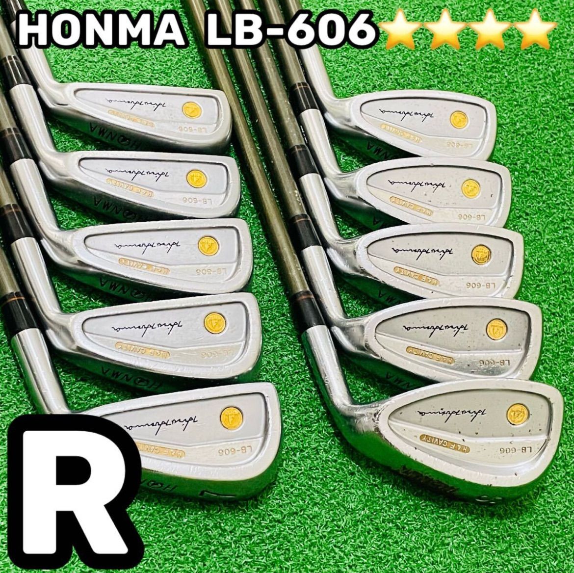 ケ51★★★★LB-606 HIROHONMA本間ゴルフ10本アイアンセット4S 2021060109h_1.jpg