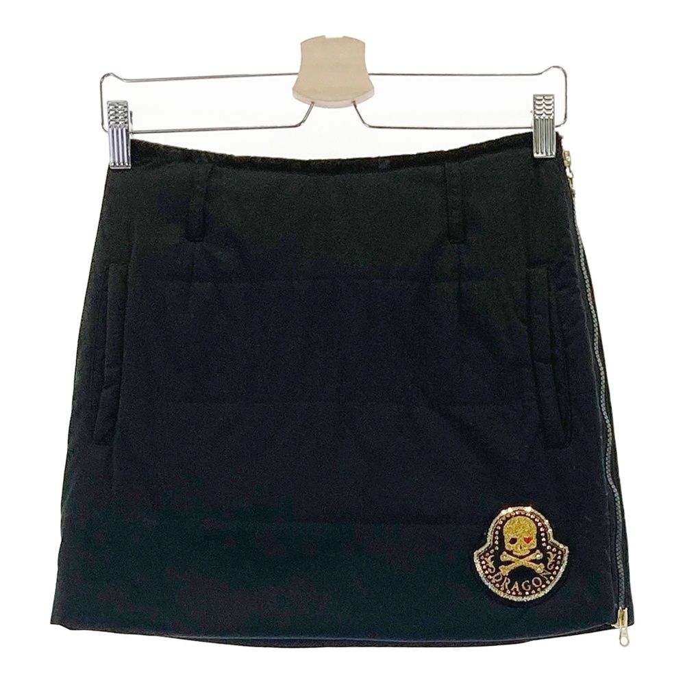 サイズ 1 DANCE WITH DRAGON ダンスウィズドラゴン 中綿スカート ブラック系 240101479690 ゴルフウェア レディース ストスト