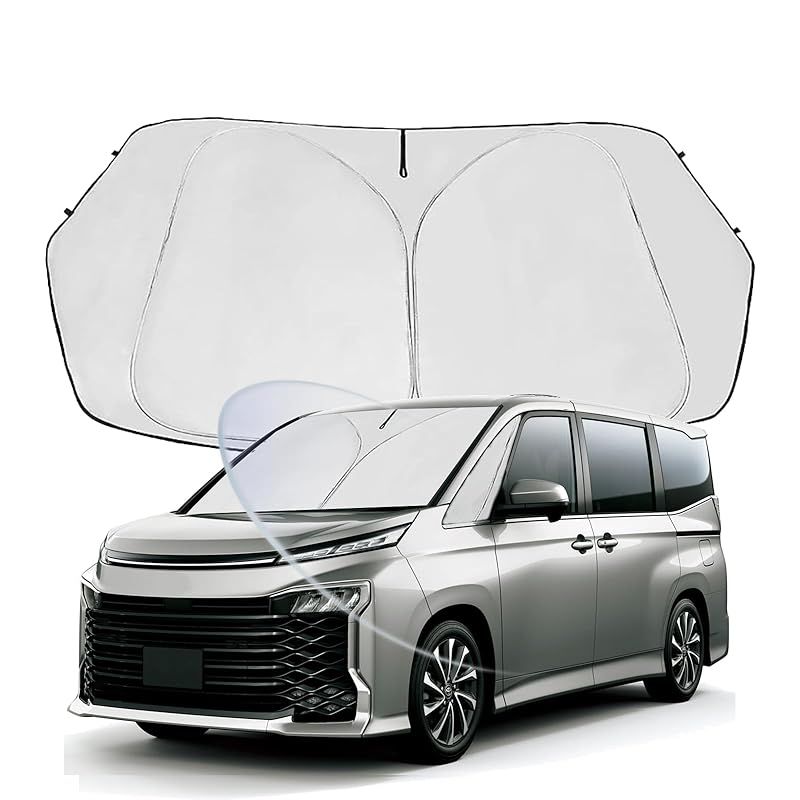 ノア ヴォクシー 90系 サンシェード 車 フロントガラス フロントシェード 遮光 断熱 日除け 日よけ 折りたたみ 運転席 【送料無料】 WEIPIN 新型 トヨタ ノア ヴォクシー 90系 サンシェード 専用 フロントガラス Noah Voxy 4代目 R90W