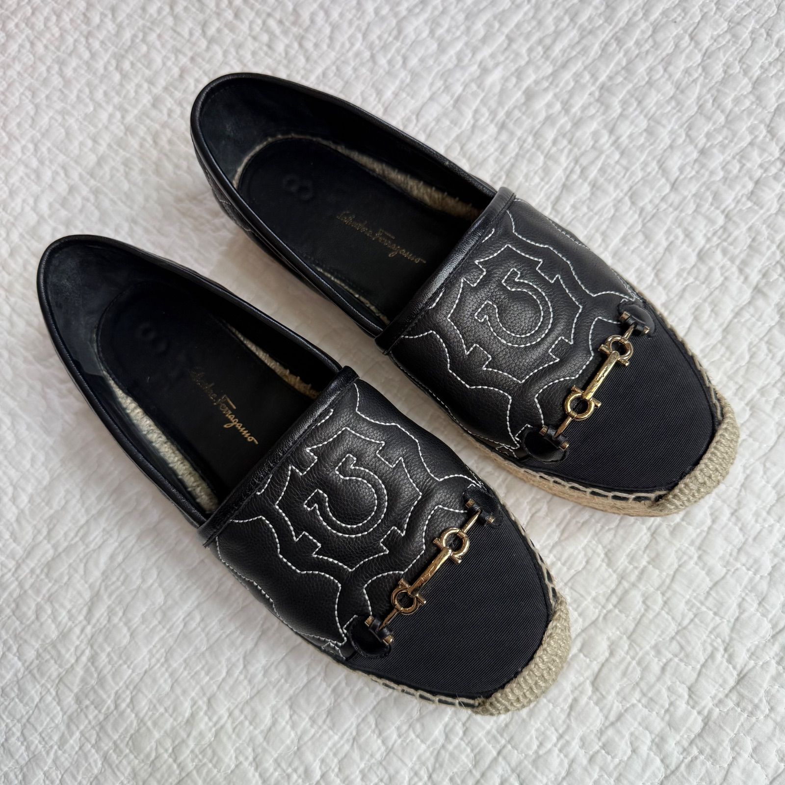 美品☆Salvatore Ferragamo☆エスパドリーユ