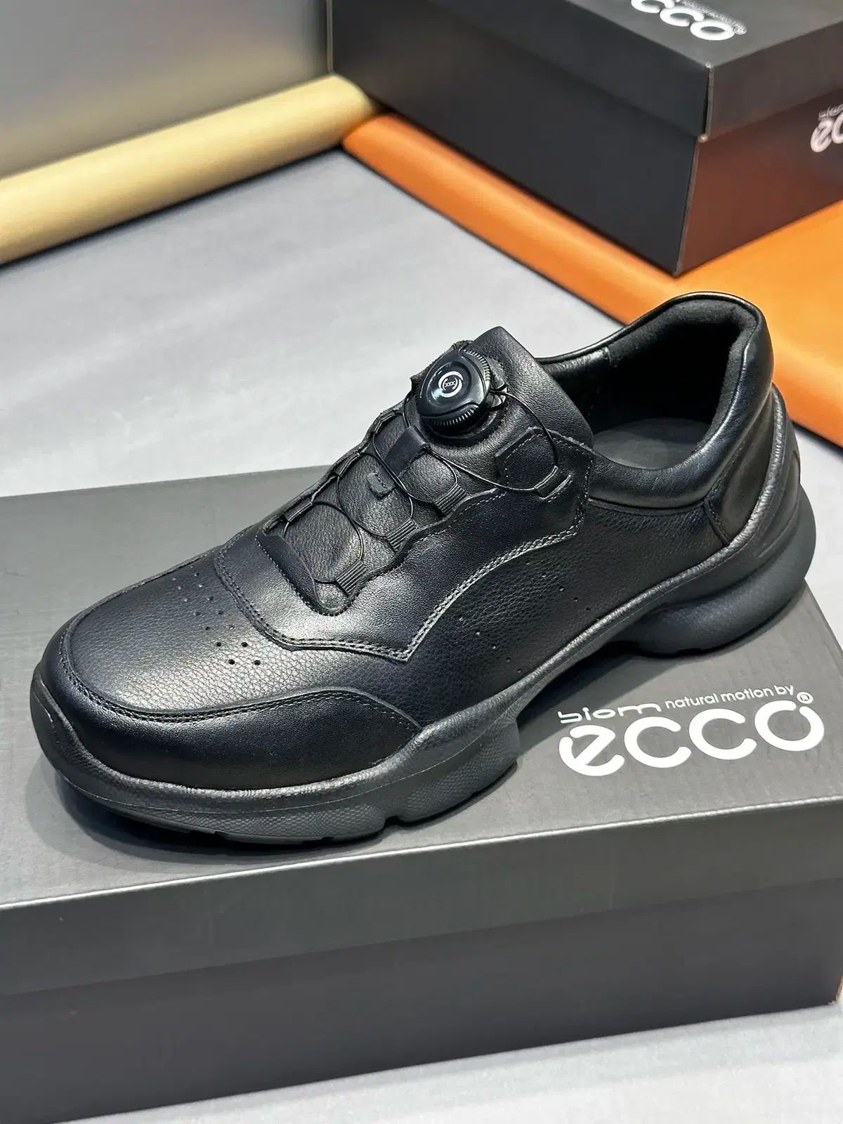 ECCO Ecco エコー メンズ 黒 カジュアル スニーカー スニーカーズ