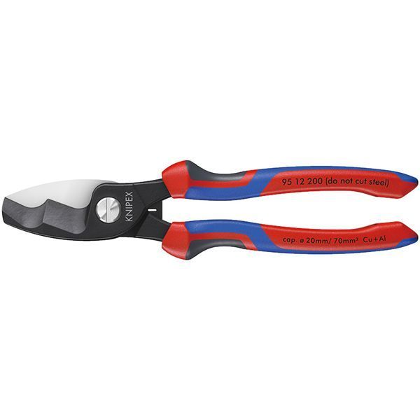 KNIPEX クニペックス ケーブルカッター コンフォート 全長200mm パック入 9512-200SB