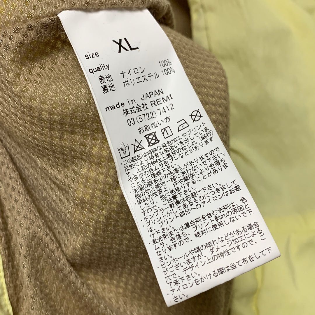 XL REMI RELIEF X BEAMS PLUS NYLON CONCHO BUTTON COACH JACKET ジャケット レミリリーフ コーチ ナイロン コンチョ KANDAIZUMI_COM