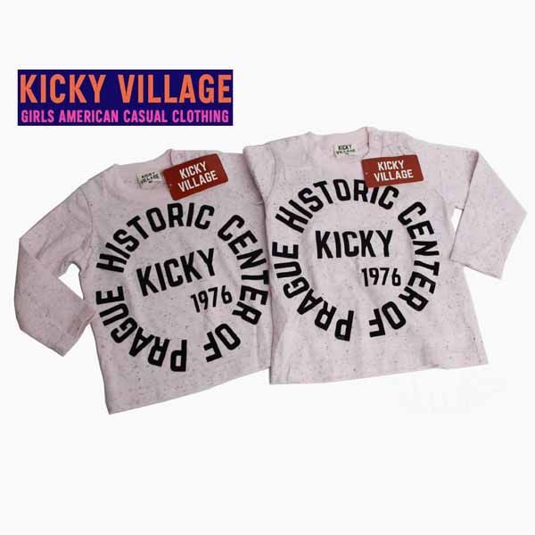 新品タグ付 KICKY VILLAGE ベビー 長袖Tシャツ 80cm 90cm ピンク ロゴ キキーヴィレッジ F11 F12 265 - メルカリ