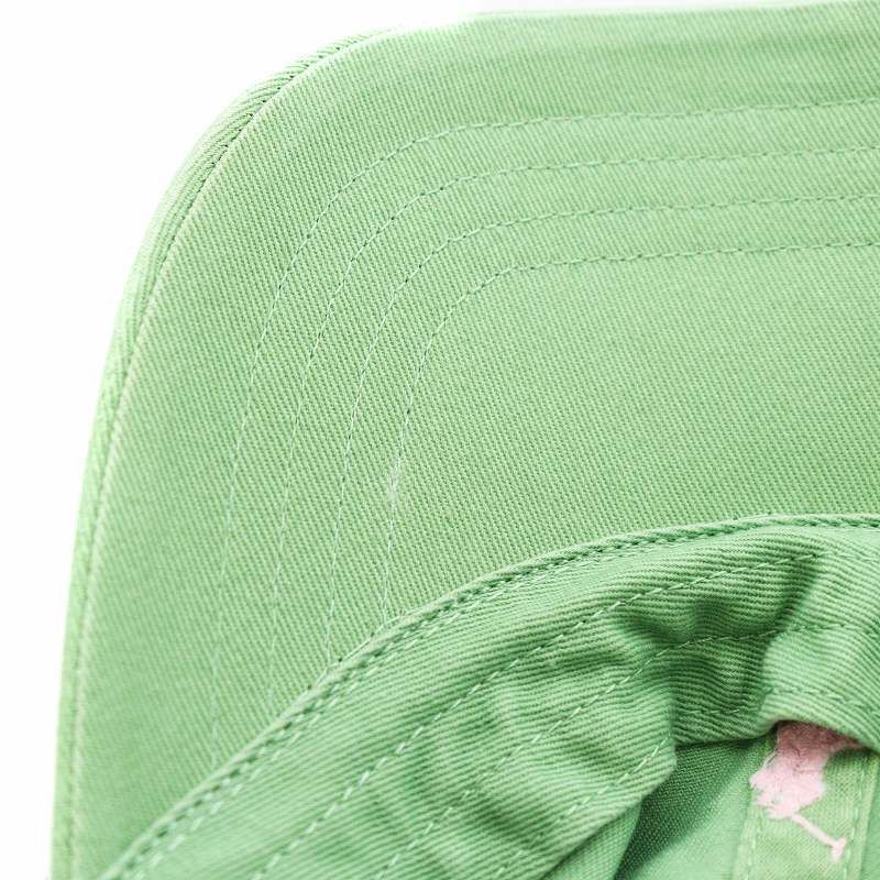 ラルフローレン　キャップ　グリーン ポロ ラルフローレン POLO RALPH LAUREN キャップ 帽子 ロゴ刺繍