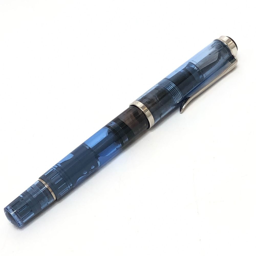 PERIKAN ペリカン 万年筆 クラシック M200 スケルトン プラスチック ブルー